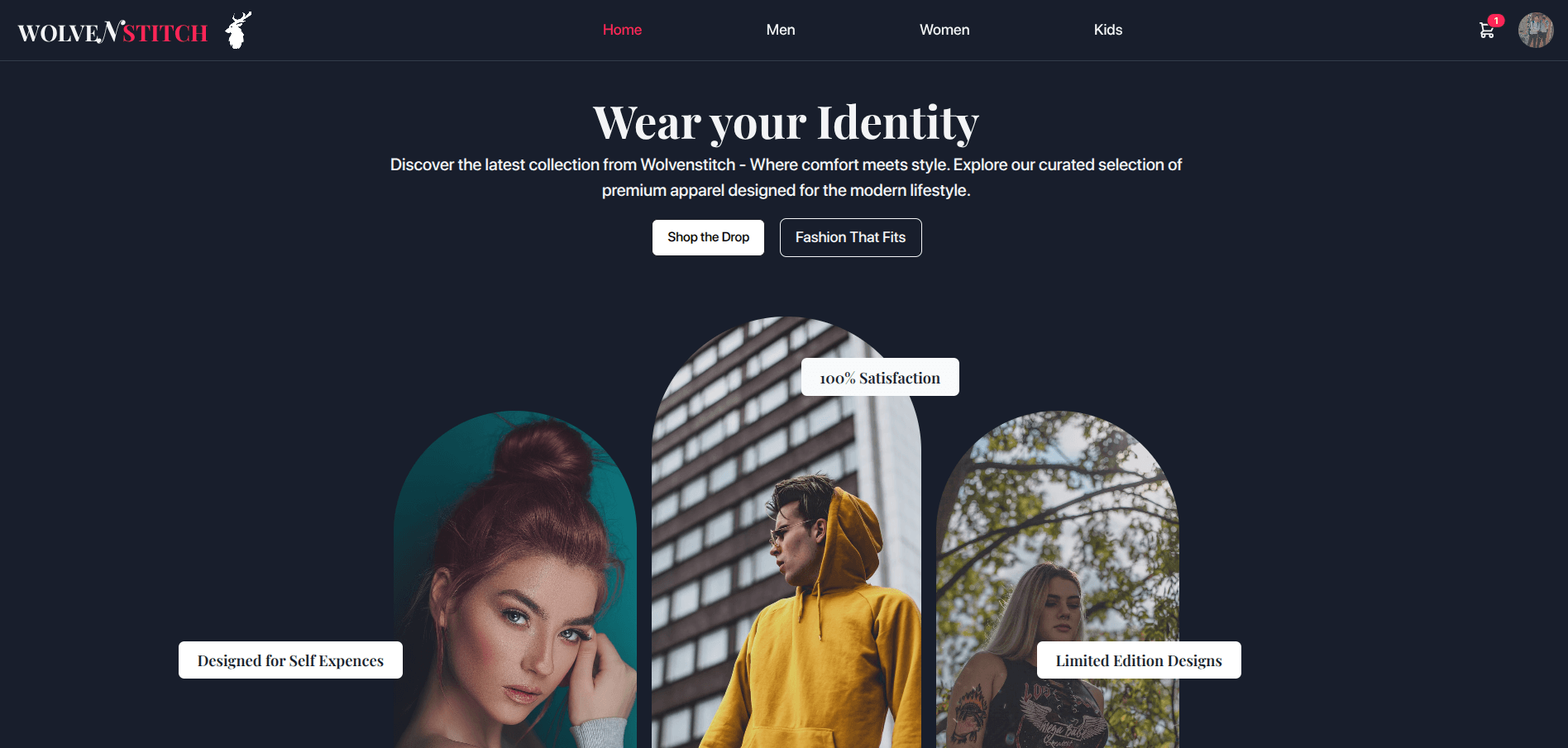 WolvenStitch — Full-Stack Clothing E-Commerce